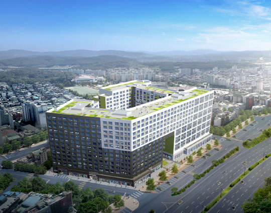 성남 센트럴 푸르지오 시티 조감도  대우건설 제공